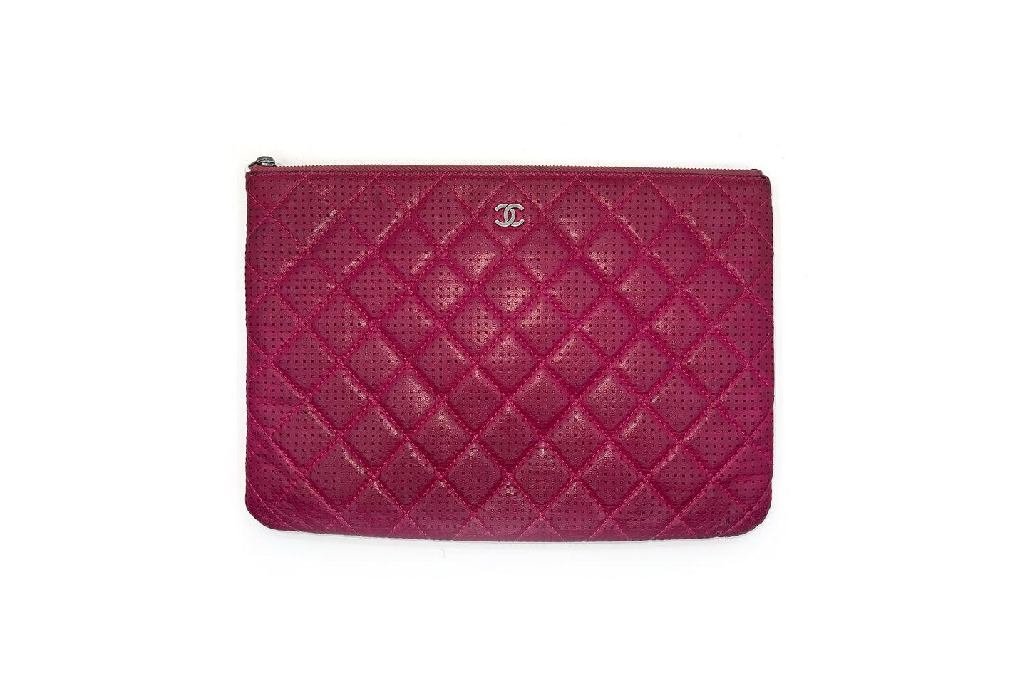 Chanel Ocase Quilted Hollow Leather