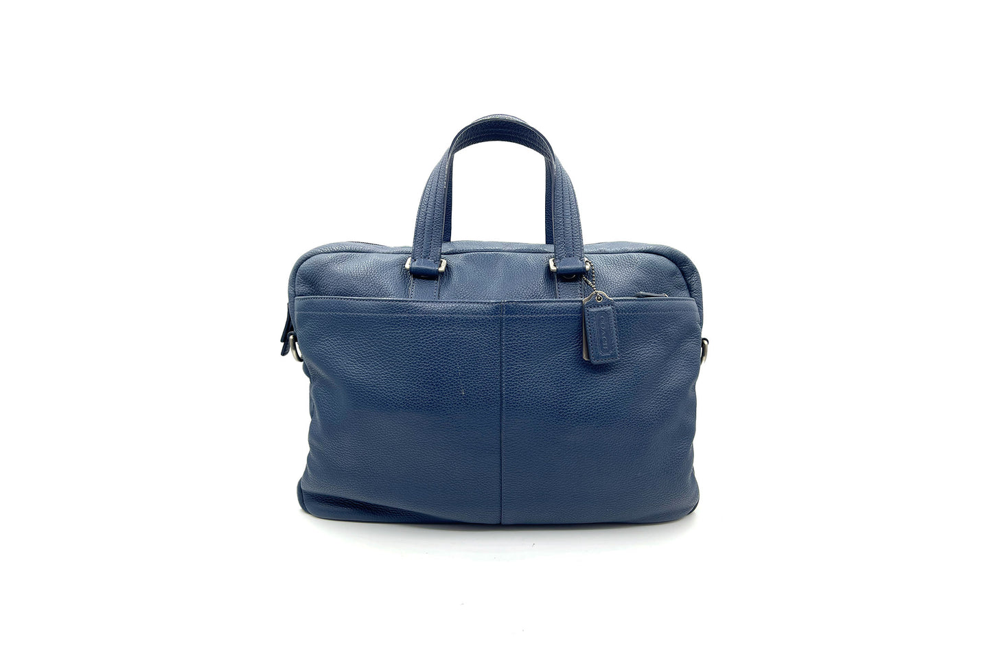 Coach Blue Calf Leather Document Bag