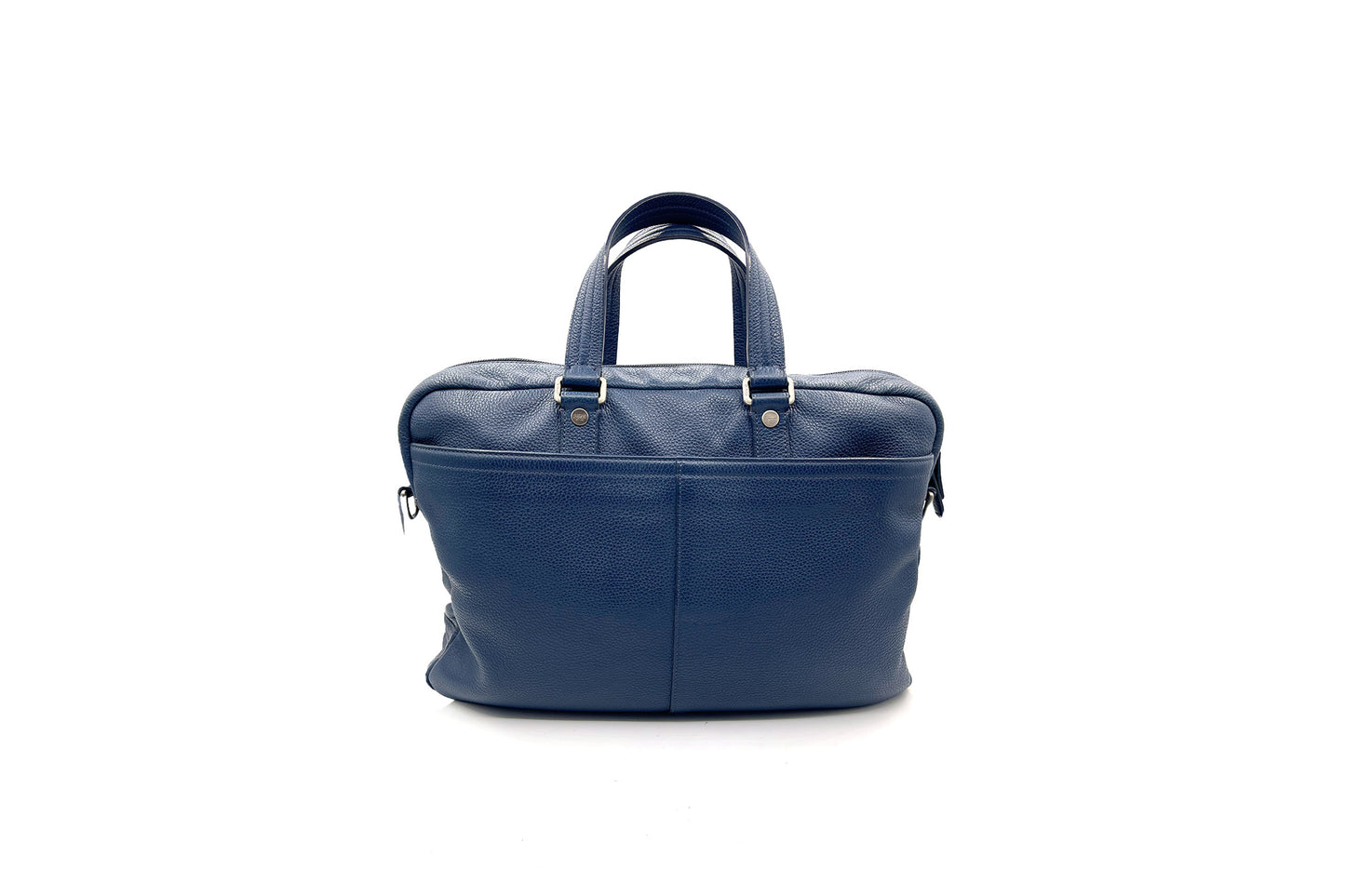 Coach Blue Calf Leather Document Bag
