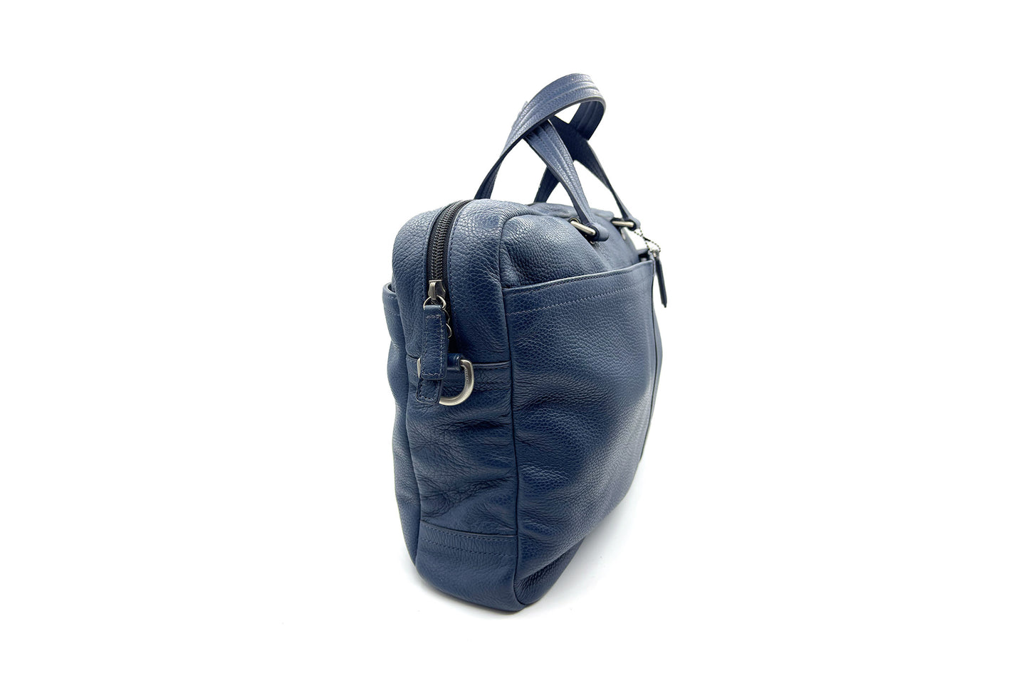 Coach Blue Calf Leather Document Bag
