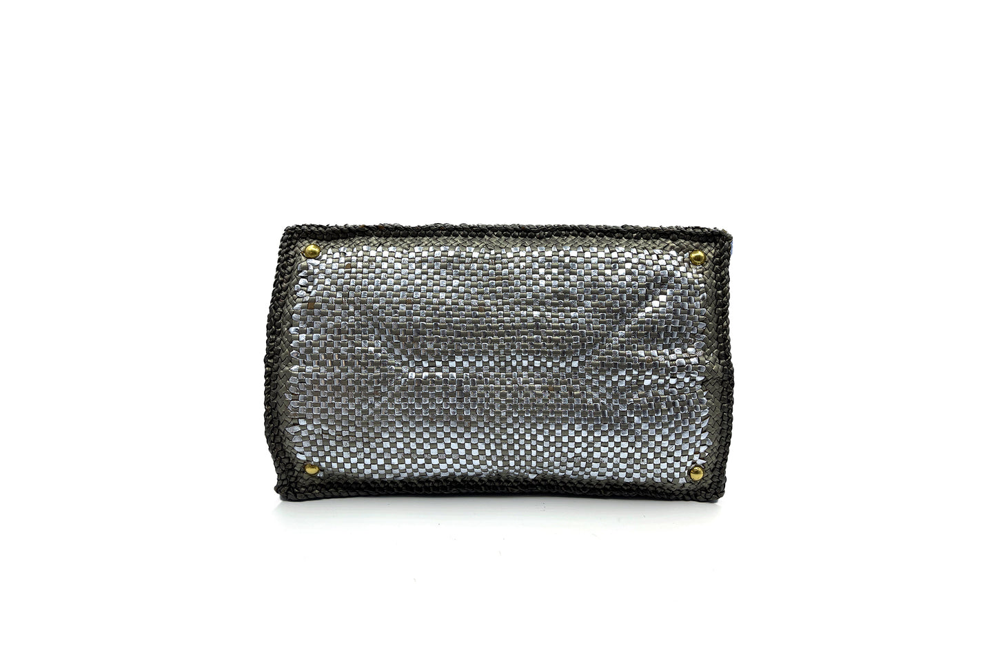 Prada Madras Large Silver and Gold BN2113