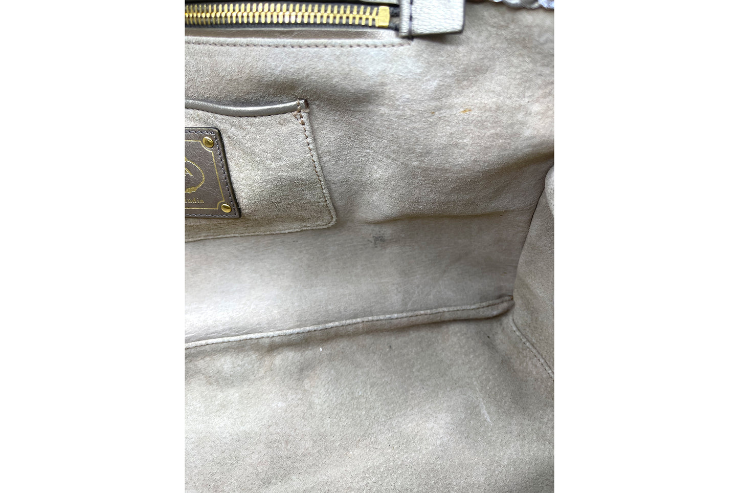 Prada Madras Large Silver and Gold BN2113