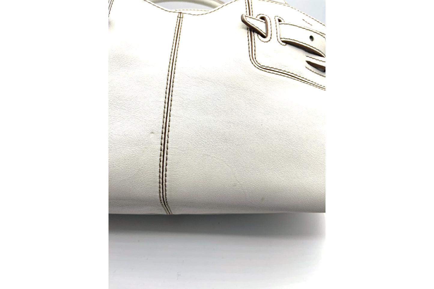Tod's Cream White Lambskin Shoulder Bag