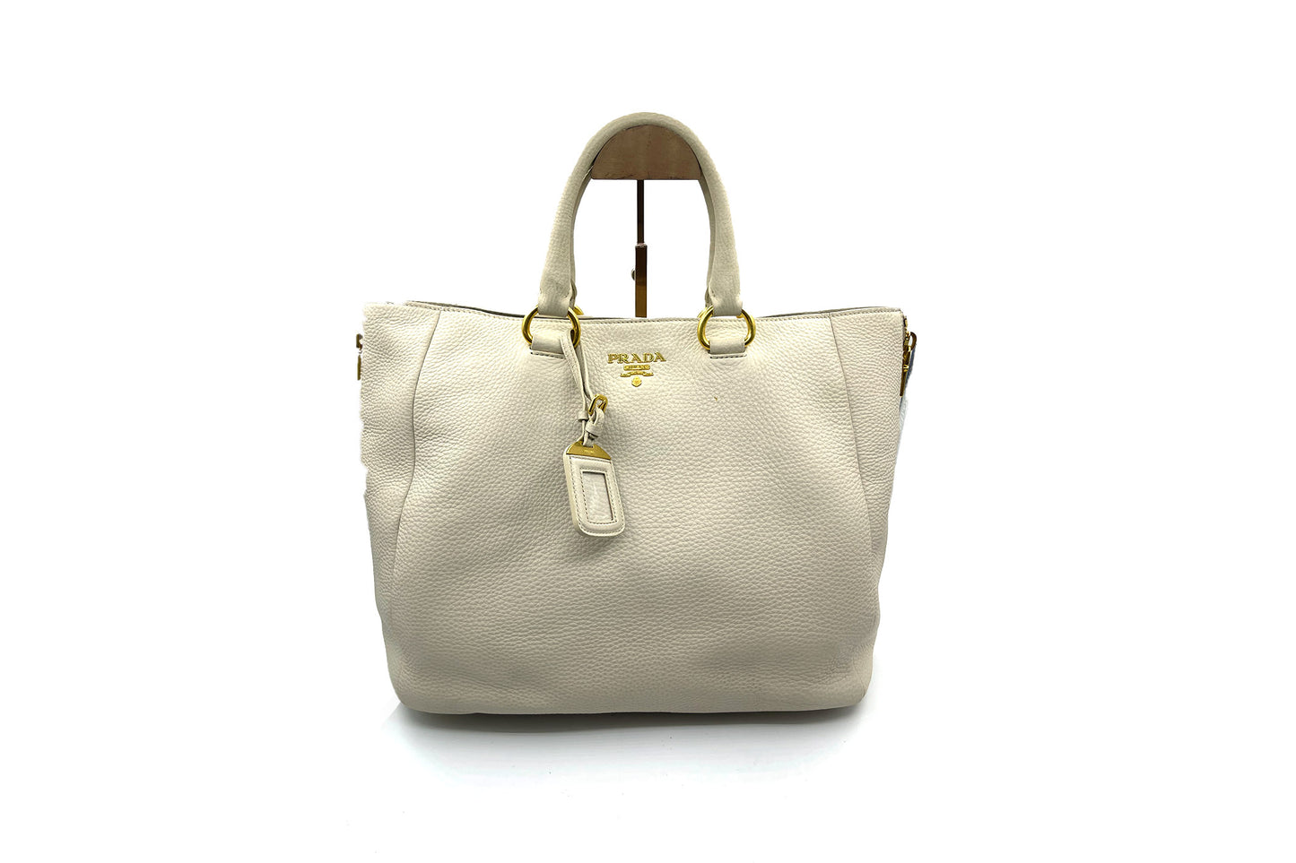Prada Talco Vitello Daino 2Way Use Bag