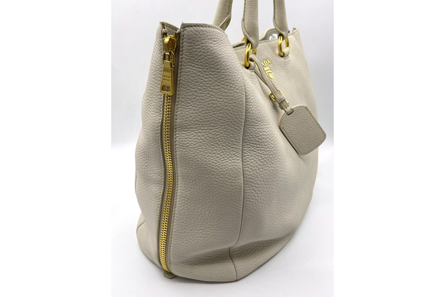 Prada Talco Vitello Daino 2Way Use Bag