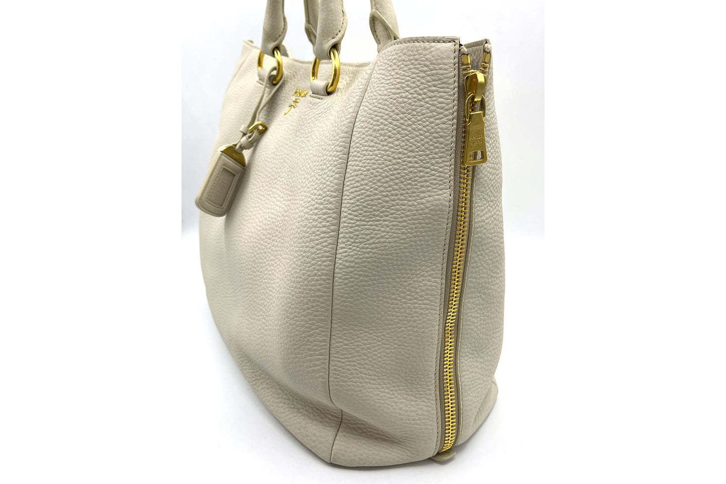 Prada Talco Vitello Daino 2Way Use Bag