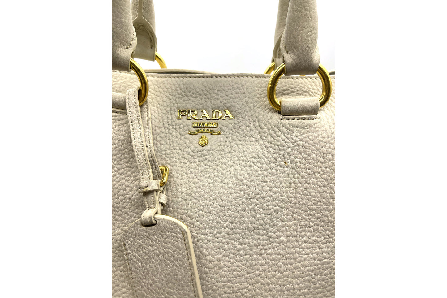 Prada Talco Vitello Daino 2Way Use Bag