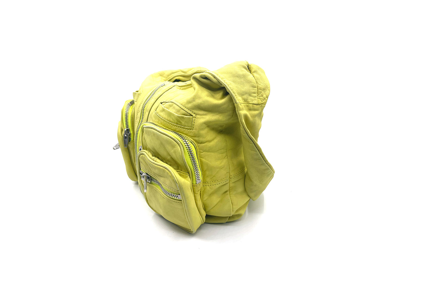 Alexander Wang Lime Green Donna Lambskin Shoulder Bag