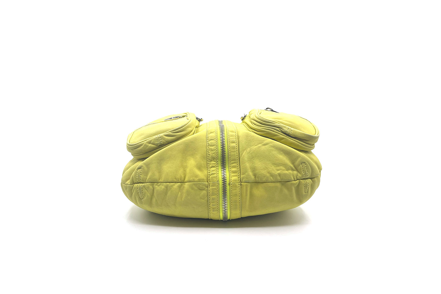 Alexander Wang Lime Green Donna Lambskin Shoulder Bag