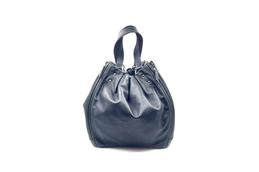 Yves Saint Laurent Black Leather Tote Bag