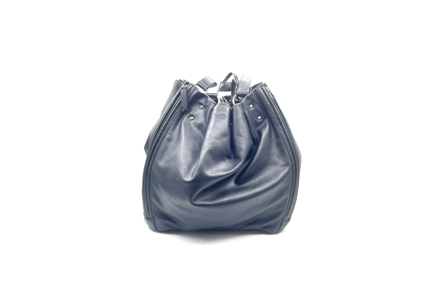 Yves Saint Laurent Black Leather Tote Bag
