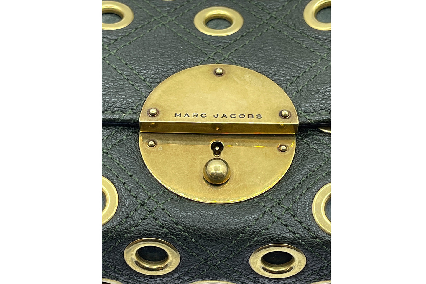 Marc Jacobs Gold Ring Perforated Dark