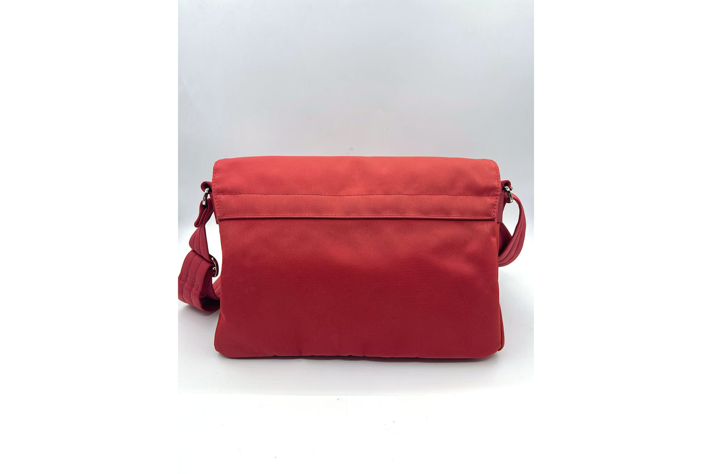Longchamp Neo Red Nylon Crossbody Bag