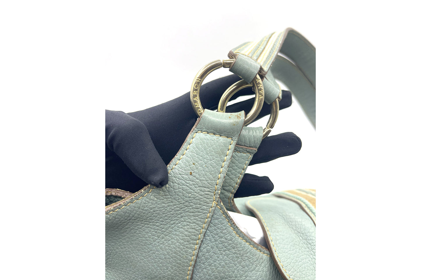 Anya Hindmarch Light Blue Shoulder Bag