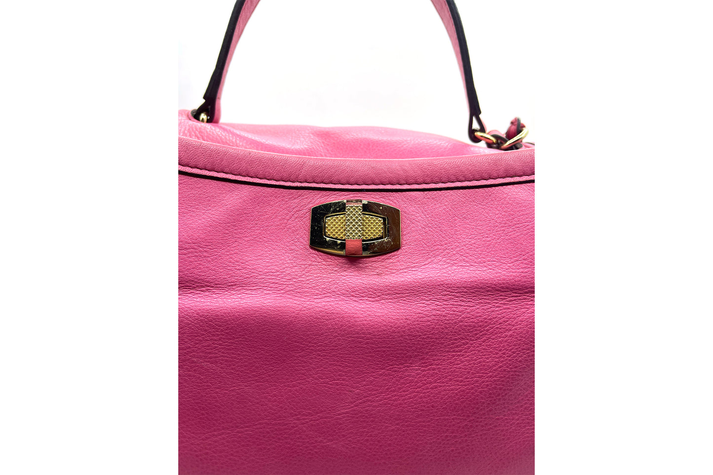 Rabeanco Pink Leather 2 Way Use