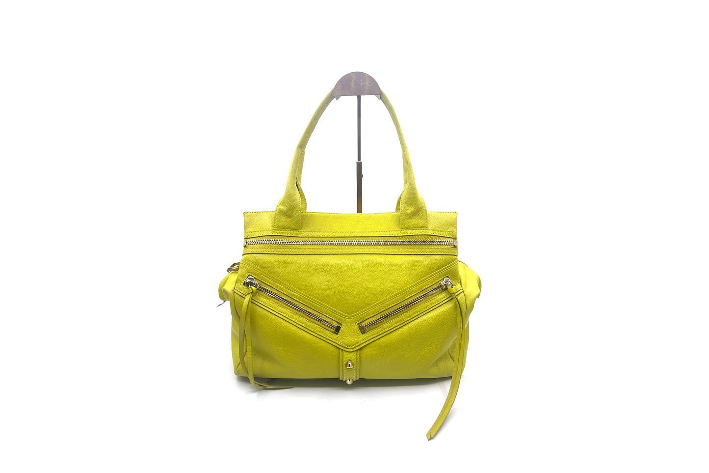 Botkier Lime Leather Shoulder Bag