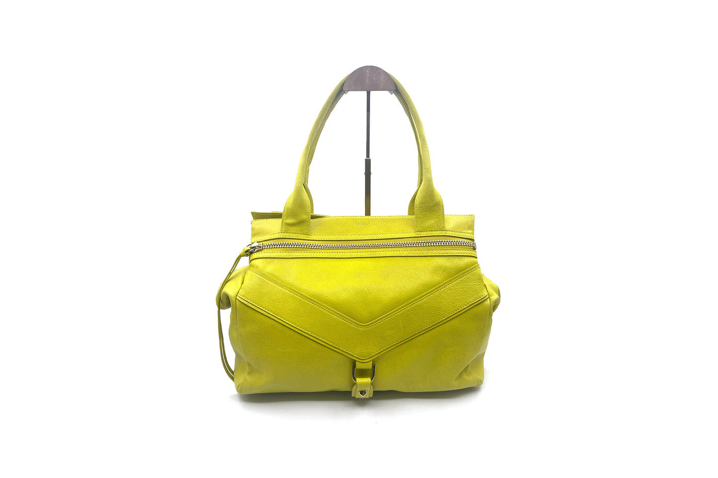Botkier Lime Leather Shoulder Bag