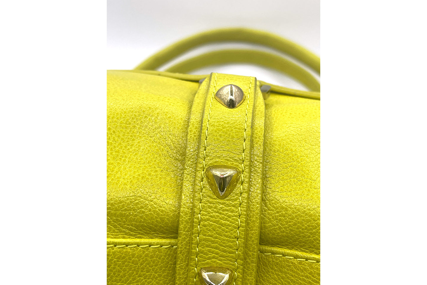 Botkier Lime Leather Shoulder Bag