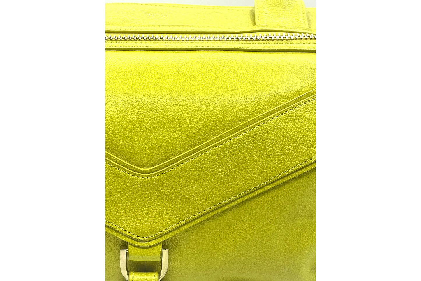 Botkier Lime Leather Shoulder Bag