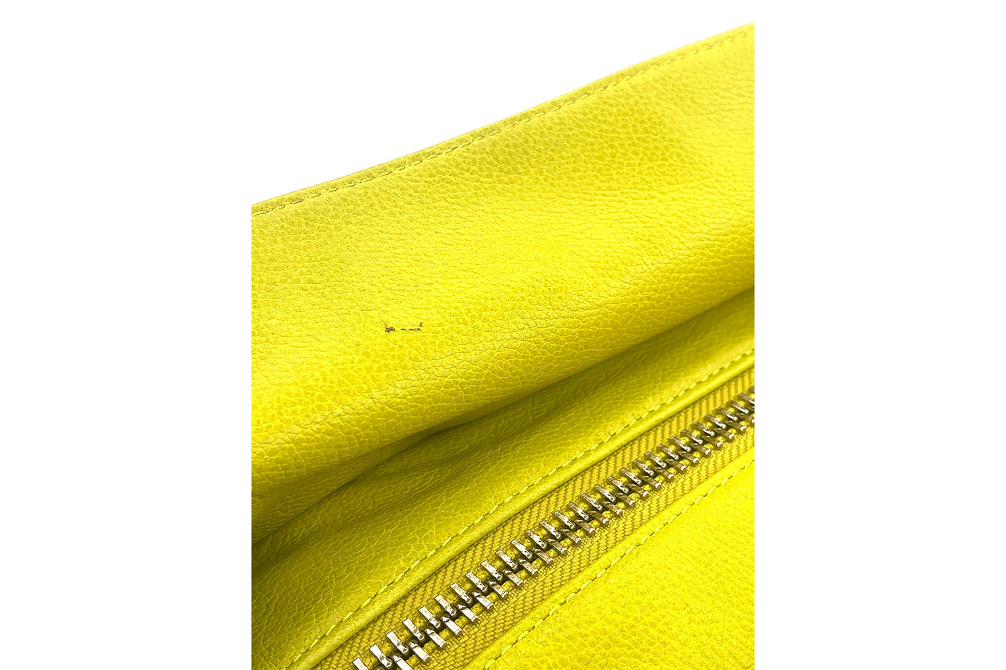 Botkier Lime Leather Shoulder Bag