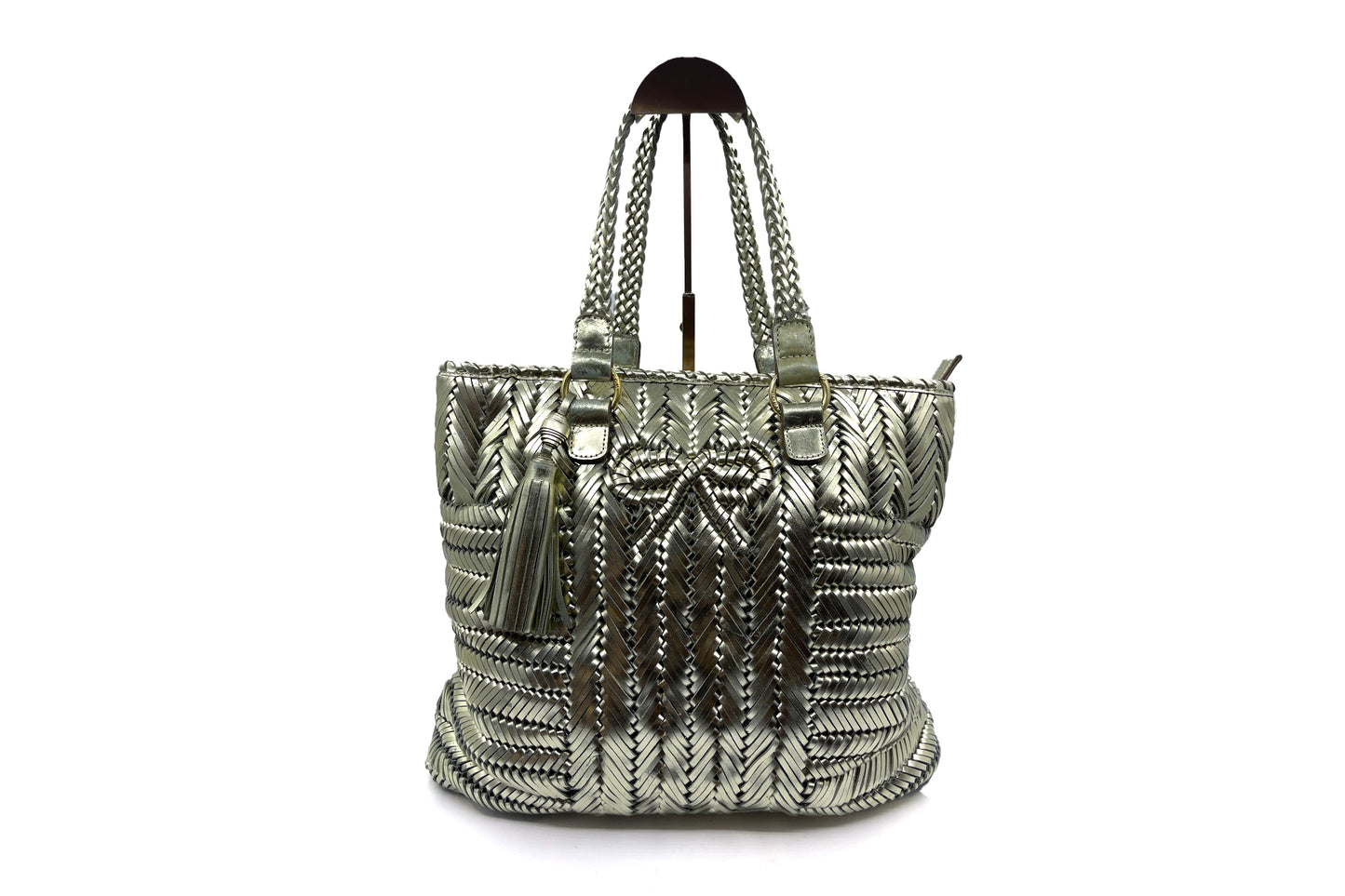Anya Hindmarch Gold Colour Tote Bag