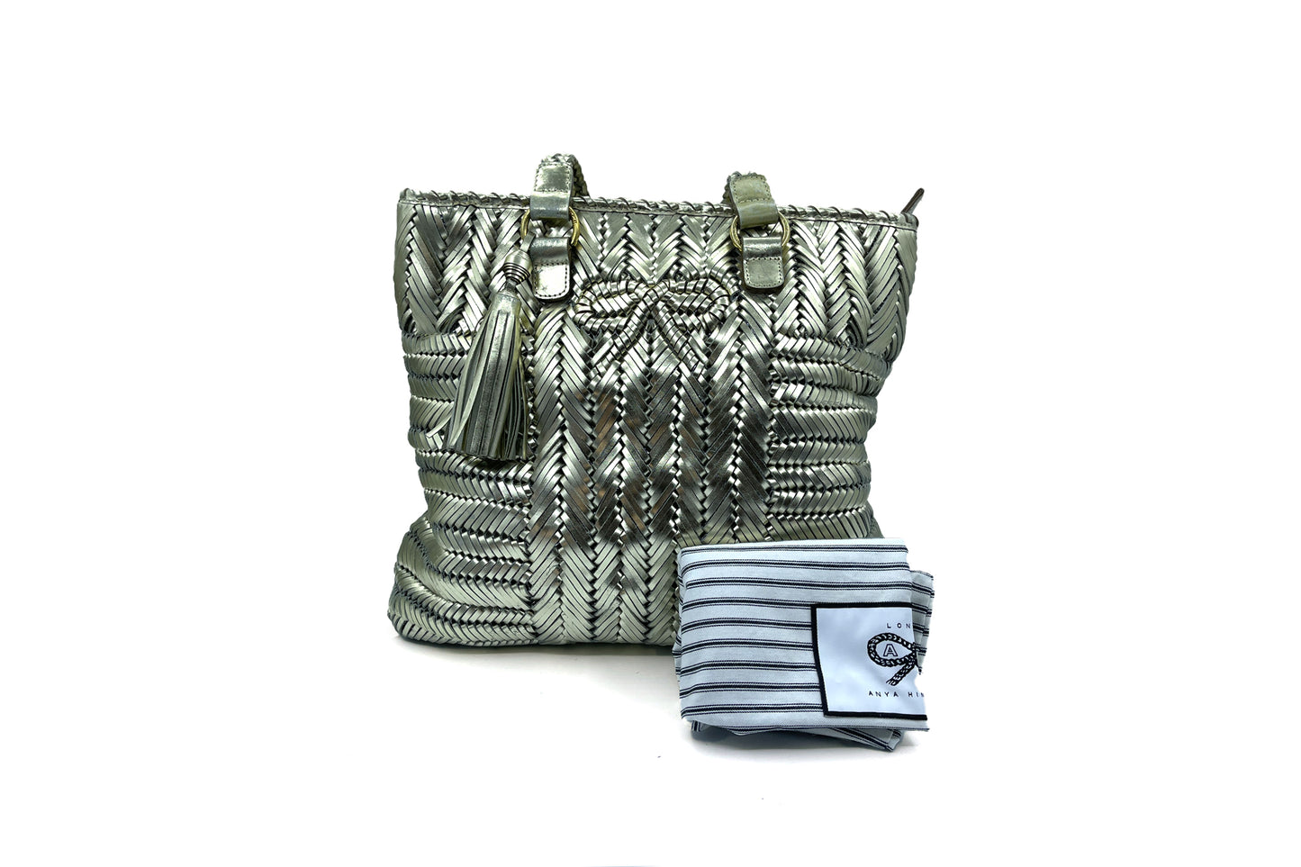 Anya Hindmarch Gold Colour Tote Bag
