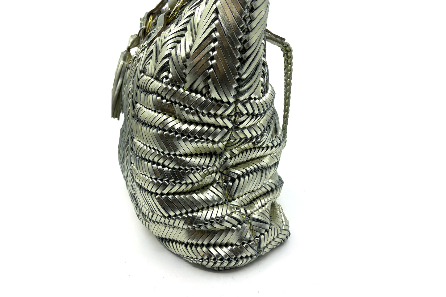 Anya Hindmarch Gold Colour Tote Bag