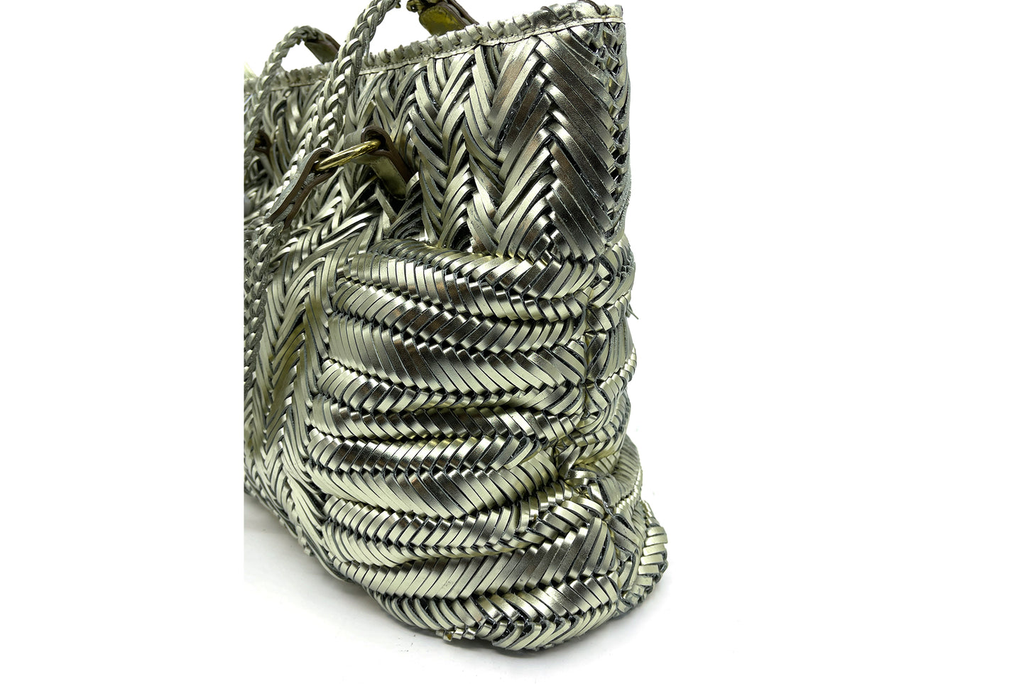 Anya Hindmarch Gold Colour Tote Bag