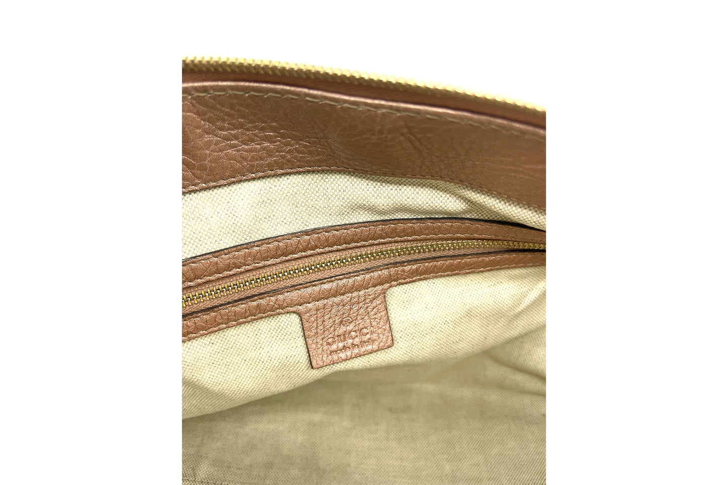 Gucci Metallic Bronze Shoulder Bag (282300)