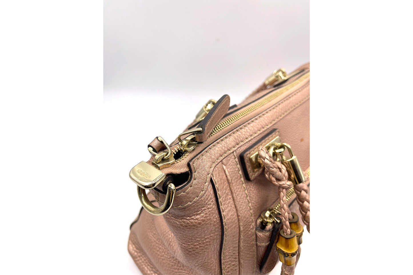 Gucci Metallic Bronze Shoulder Bag (282300)