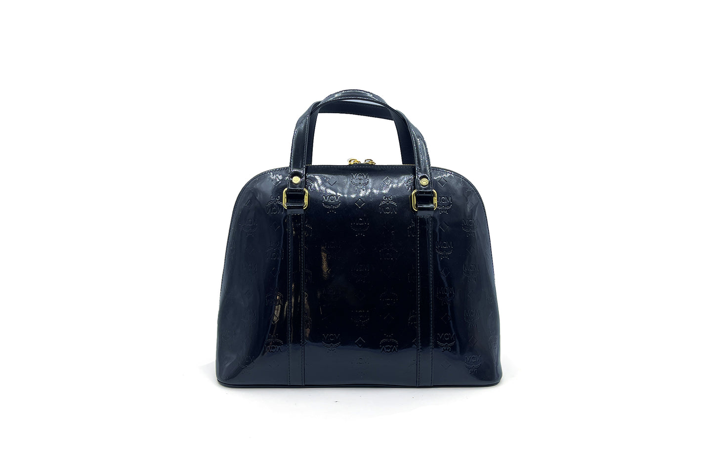MCM Ivana Greta Black Color Patent