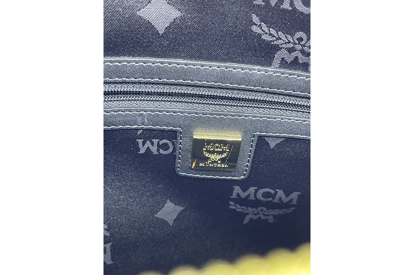 MCM Ivana Greta Black Color Patent