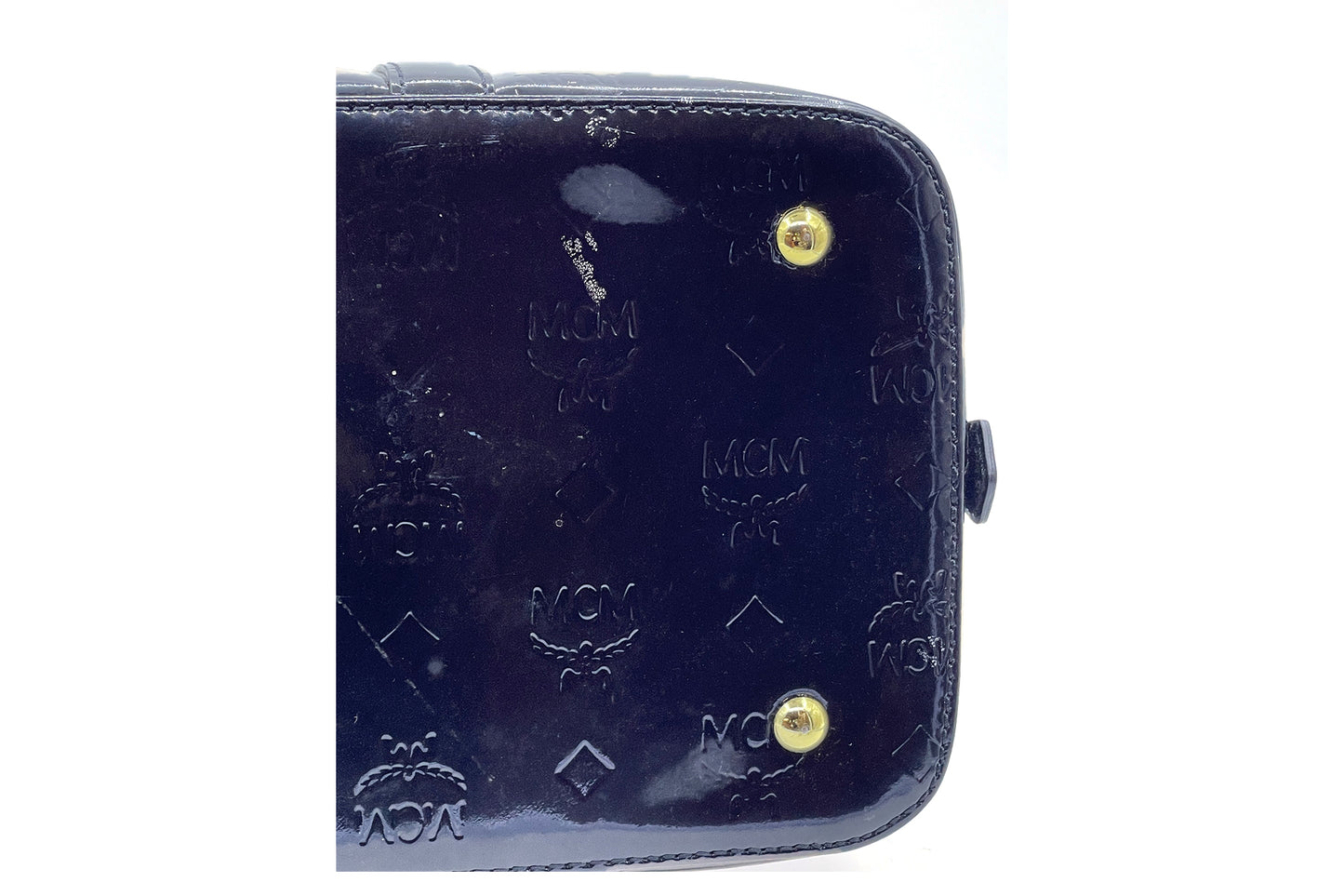 MCM Ivana Greta Black Color Patent