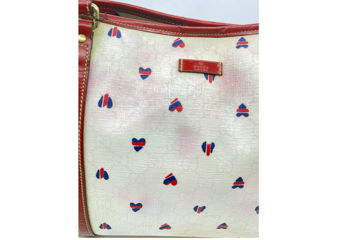 Gucci Limited Edition Red Polka Dot Tote