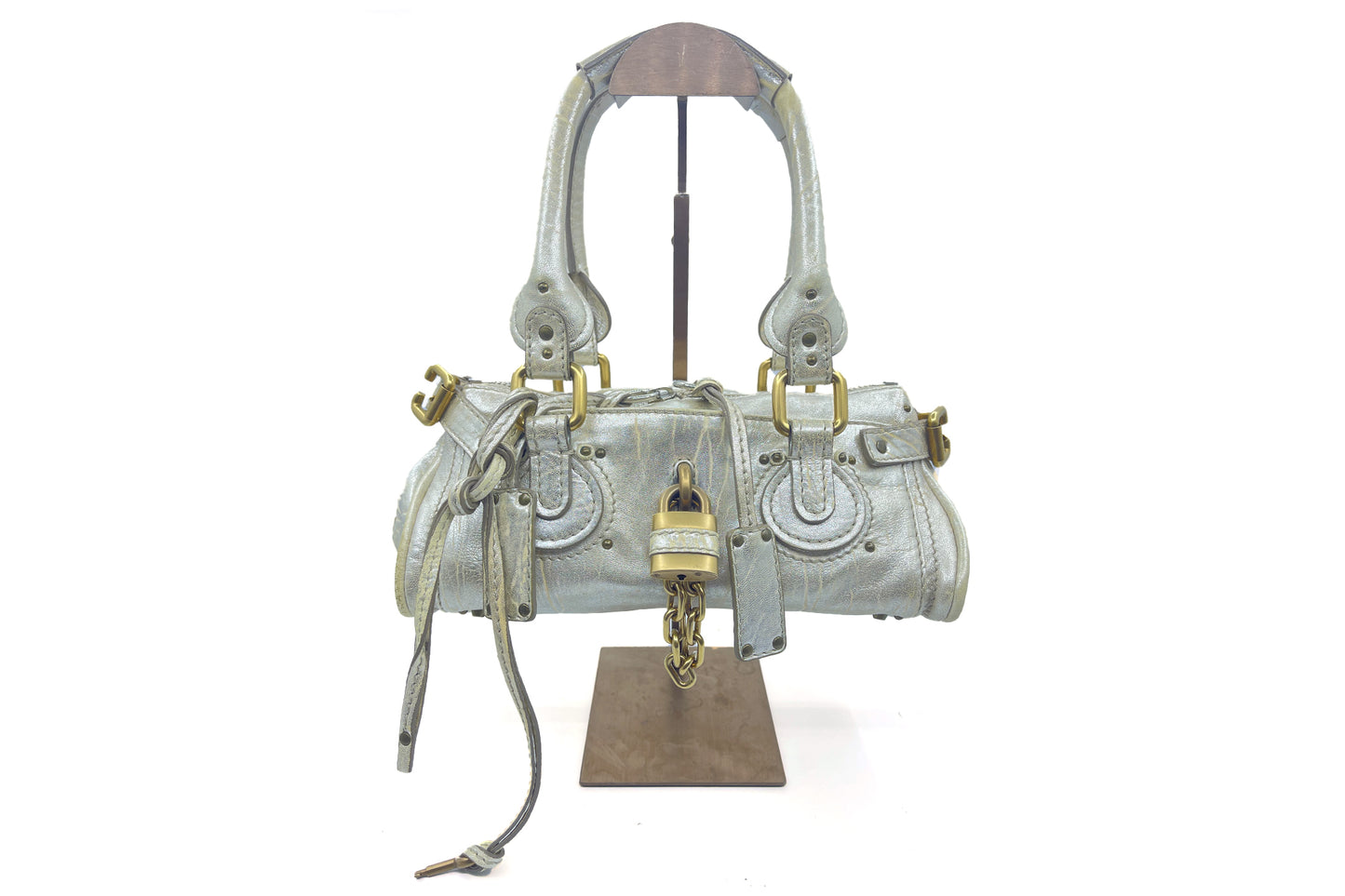 Chloe Paddington Mini Size Metallic Gold