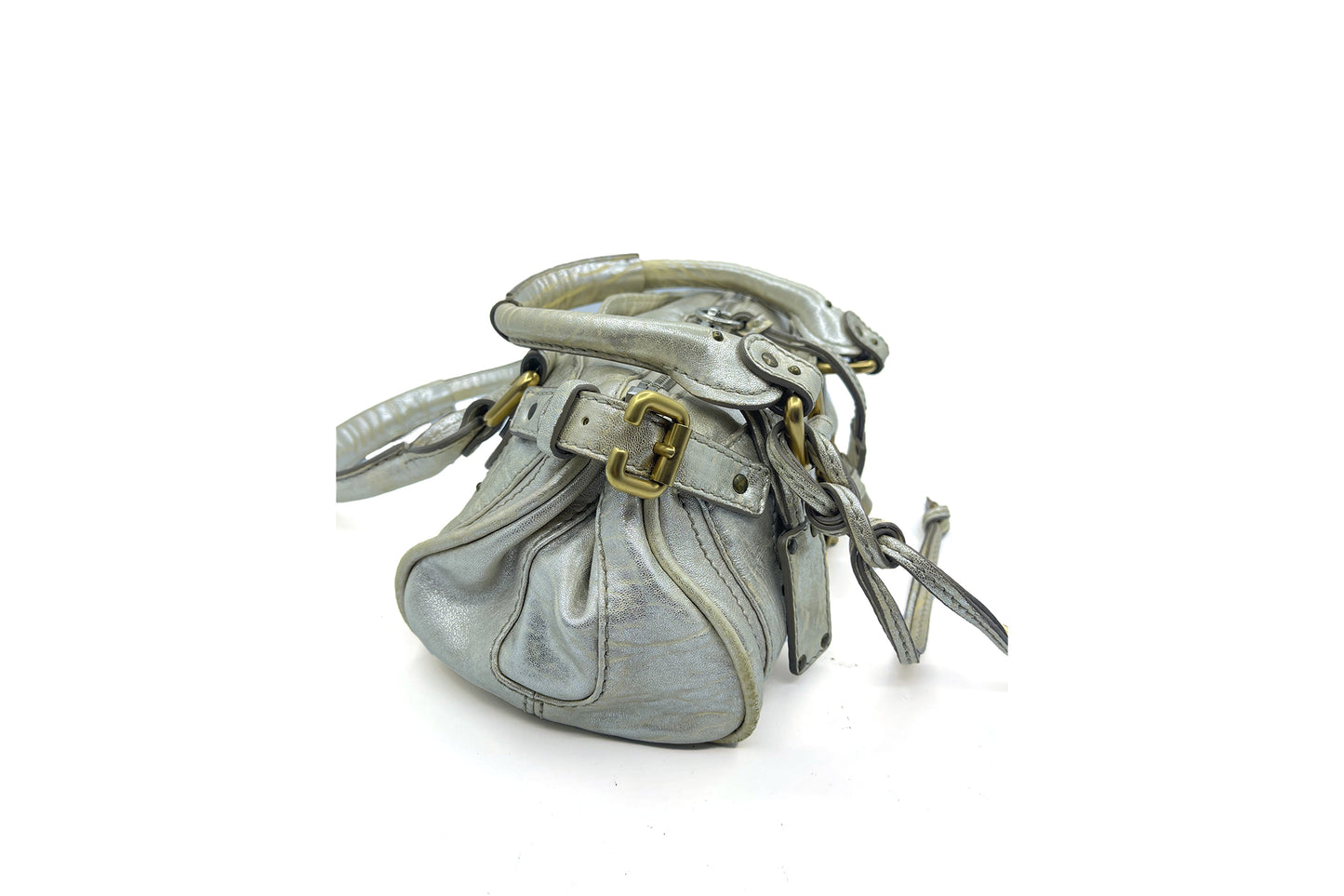 Chloe Paddington Mini Size Metallic Gold