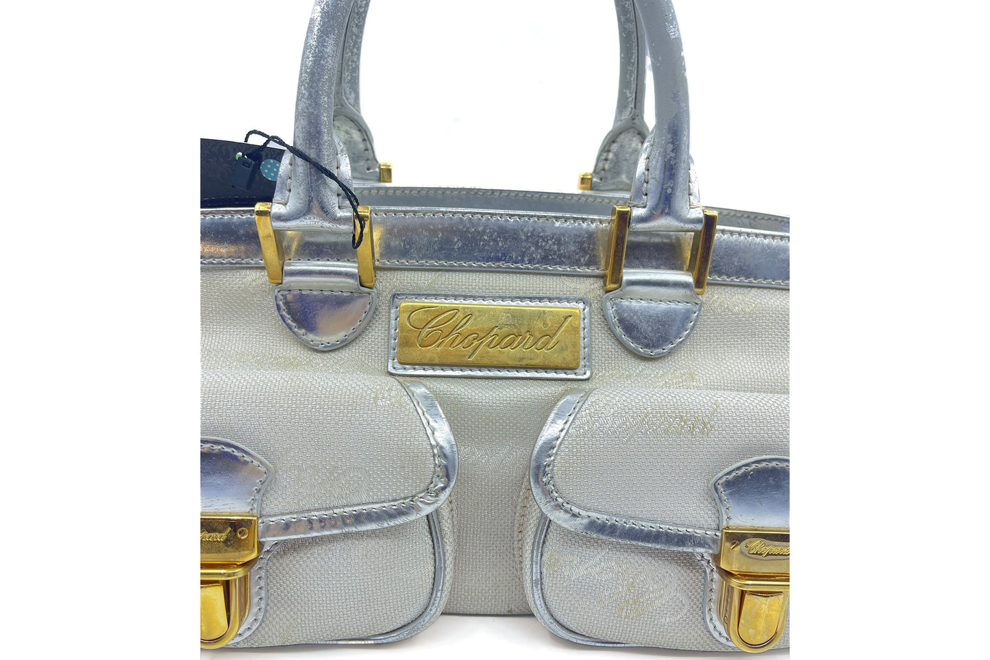 Chopard Metallic Silver and Gold Bag