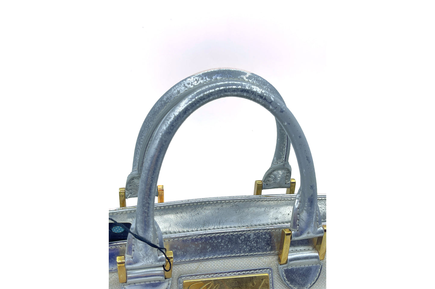 Chopard Metallic Silver and Gold Bag