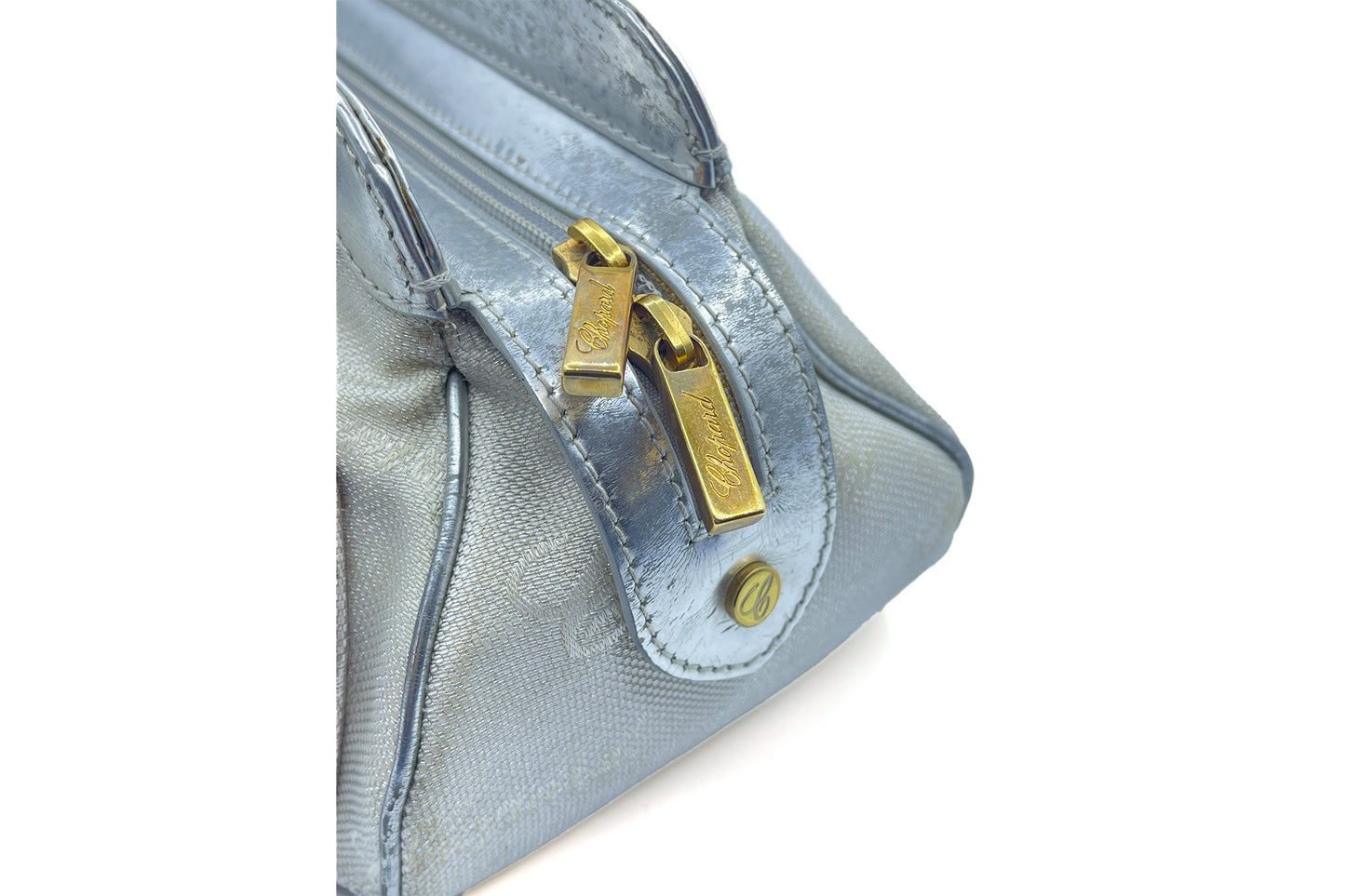 Chopard Metallic Silver and Gold Bag