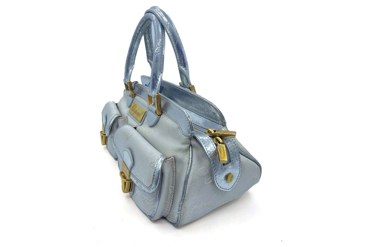 Chopard Metallic Silver and Gold Bag
