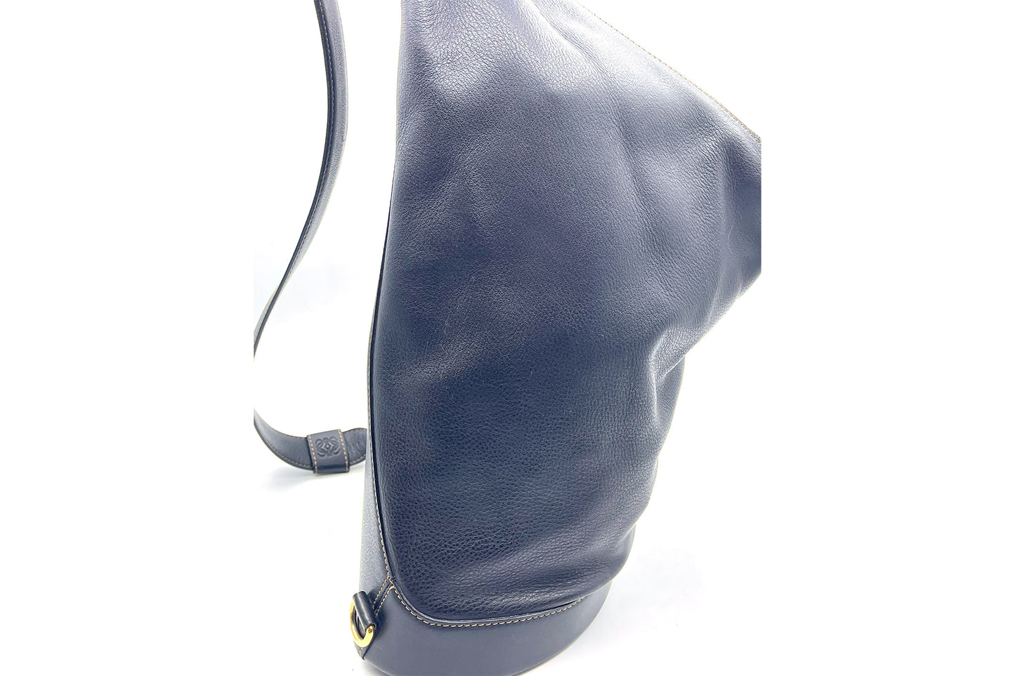 Loewe Black Leather Cross Shoulder Bag