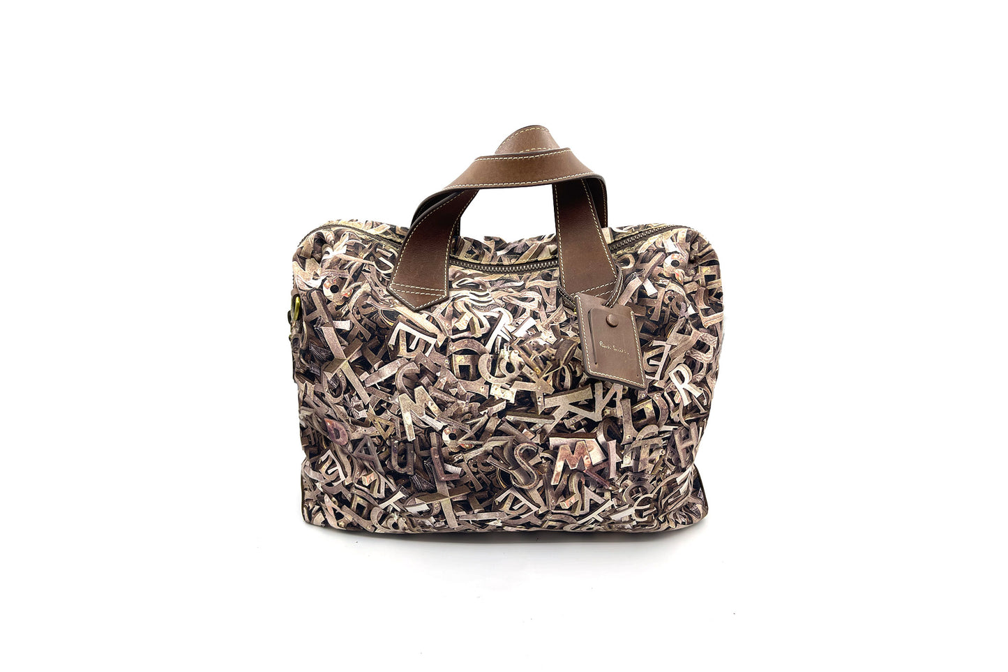 Paul Smith Brown Nylon Bag