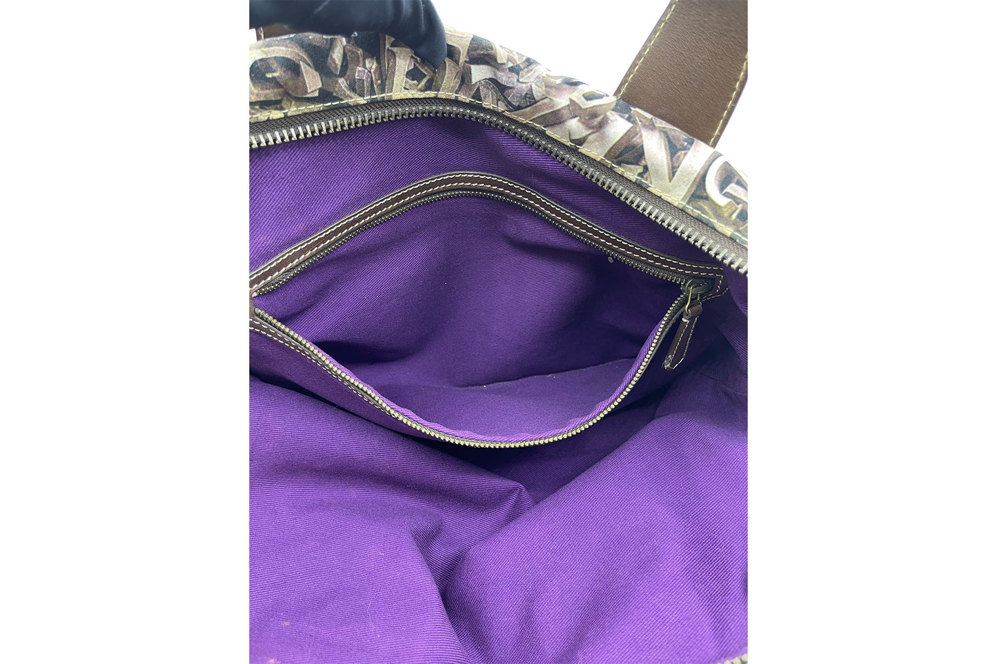Paul Smith Brown Nylon Bag