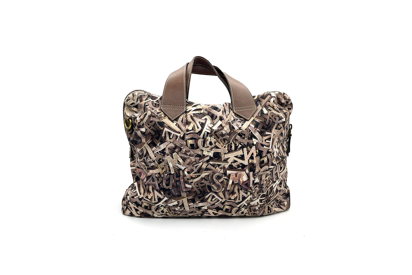 Paul Smith Brown Nylon Bag