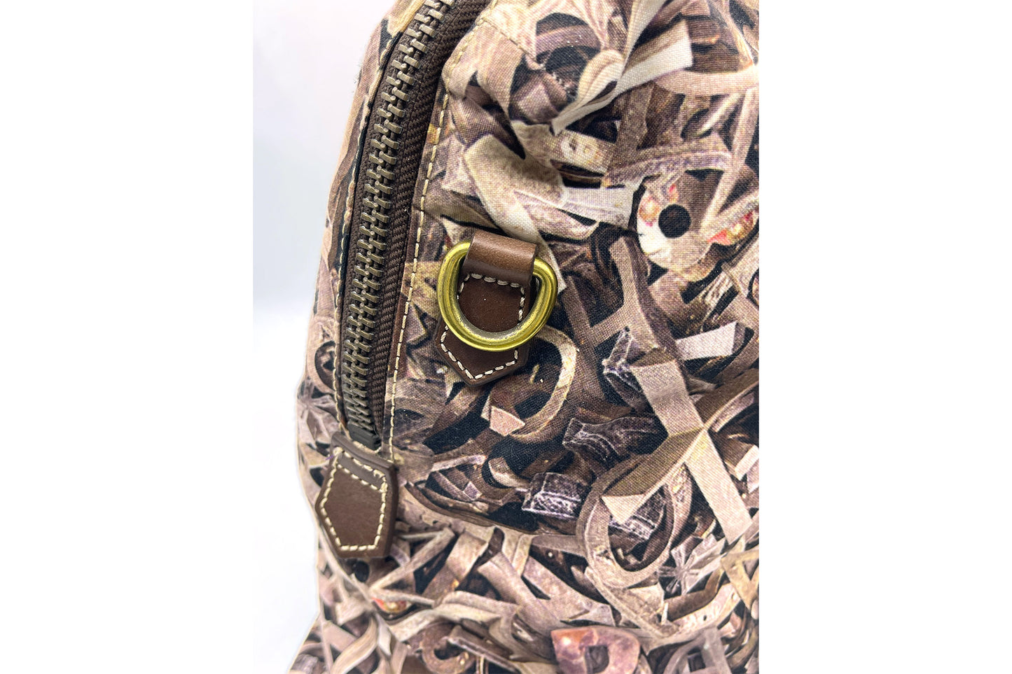 Paul Smith Brown Nylon Bag
