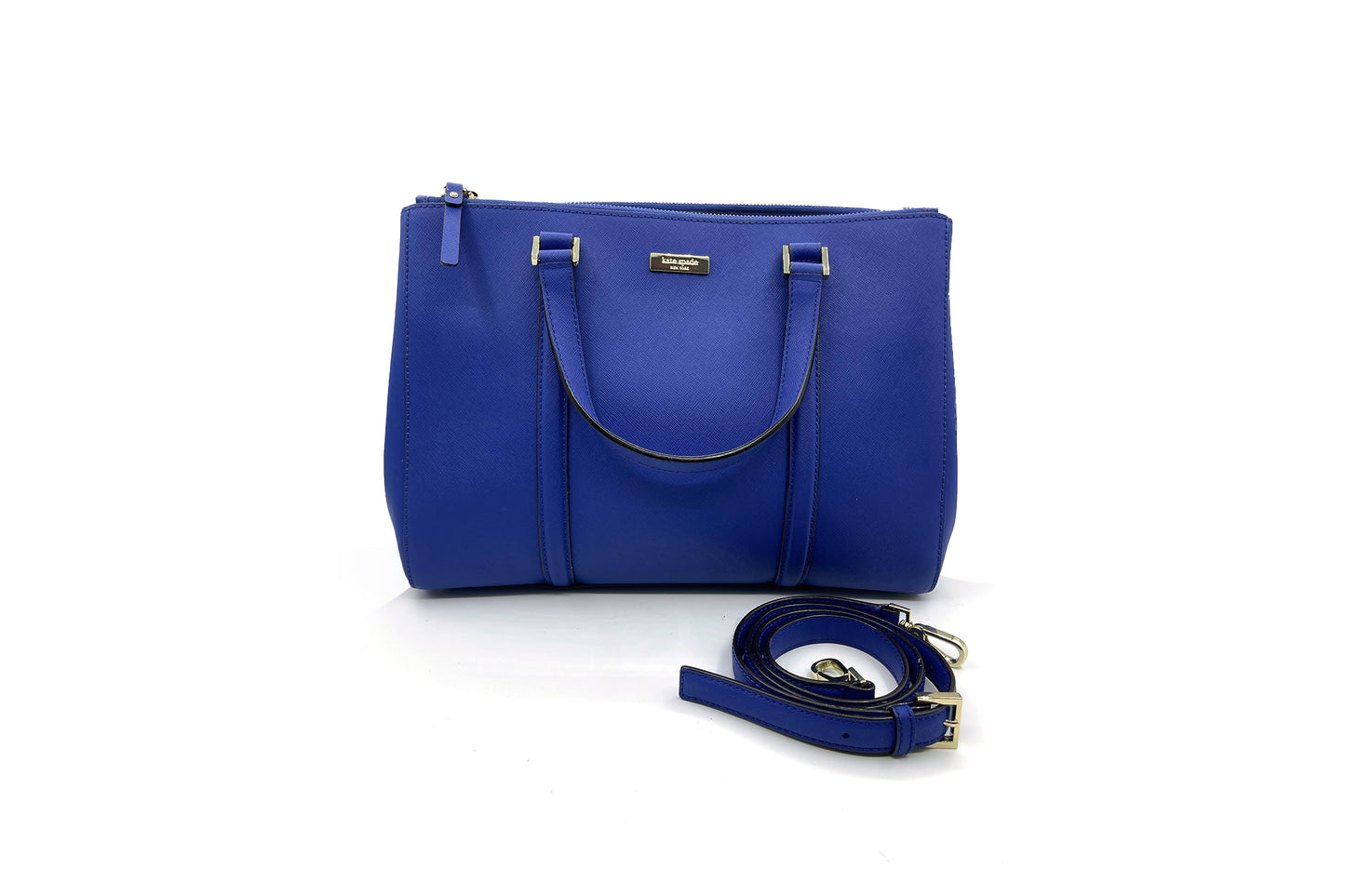 Kate Spade Blue Color PVC 2 Way Use Bag