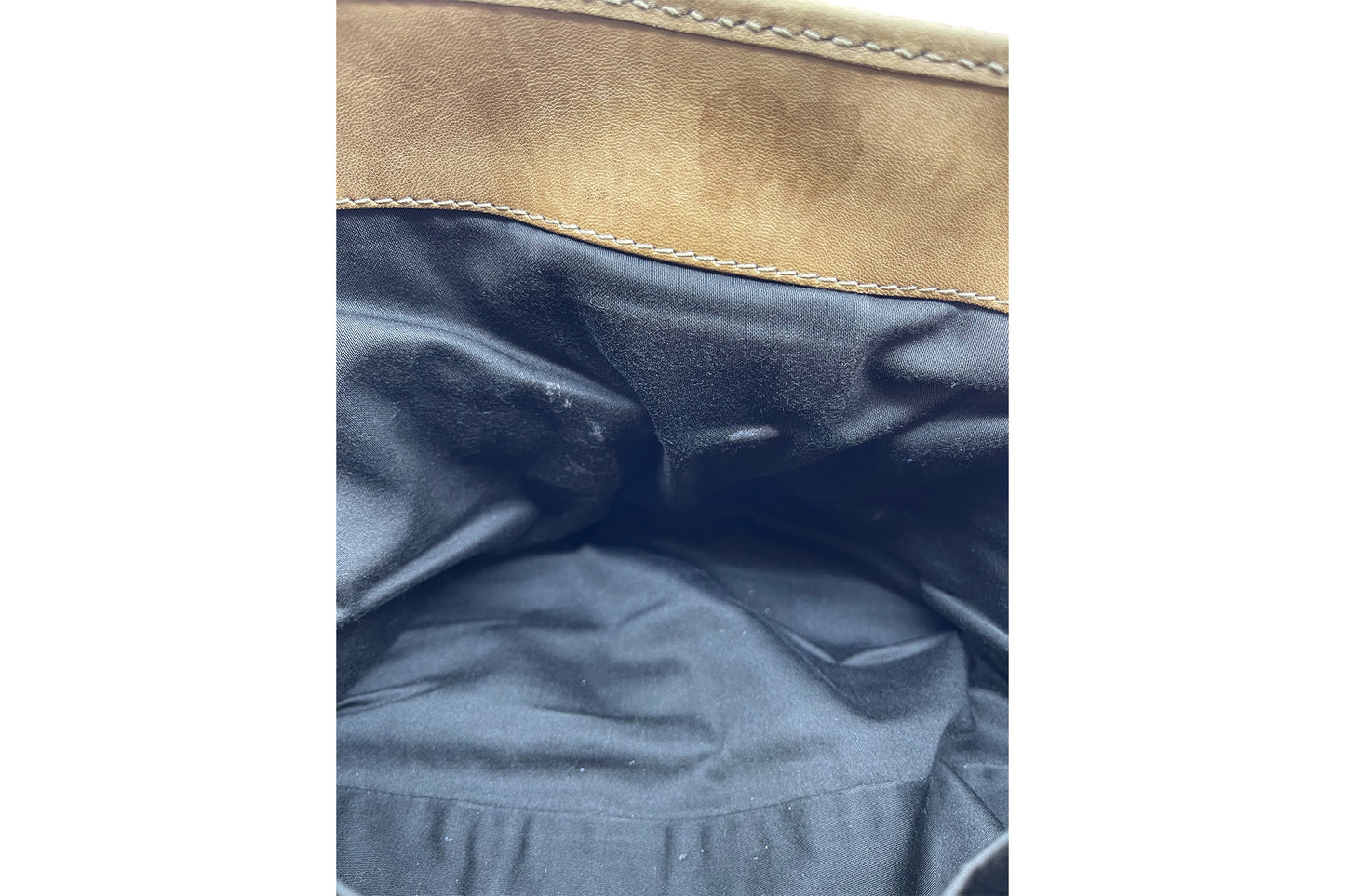 Miu Miu Brown Pleated Bag