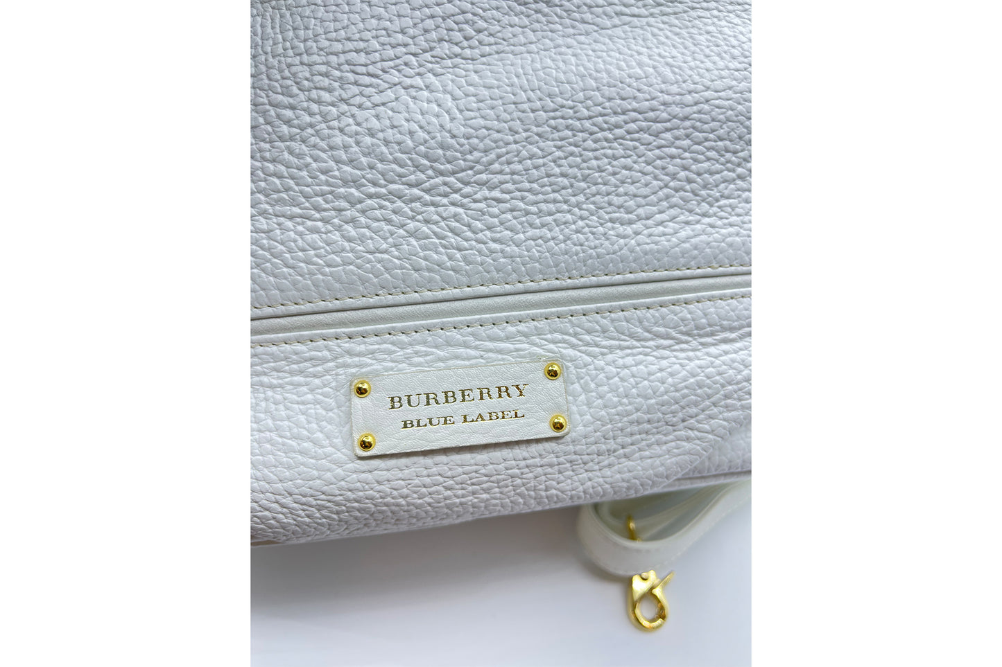 Burberry Blue Label White Grain Sling