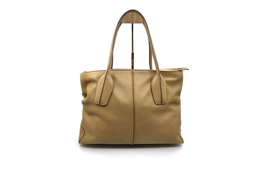 Tod's Light Brown D-Styling Bauletto