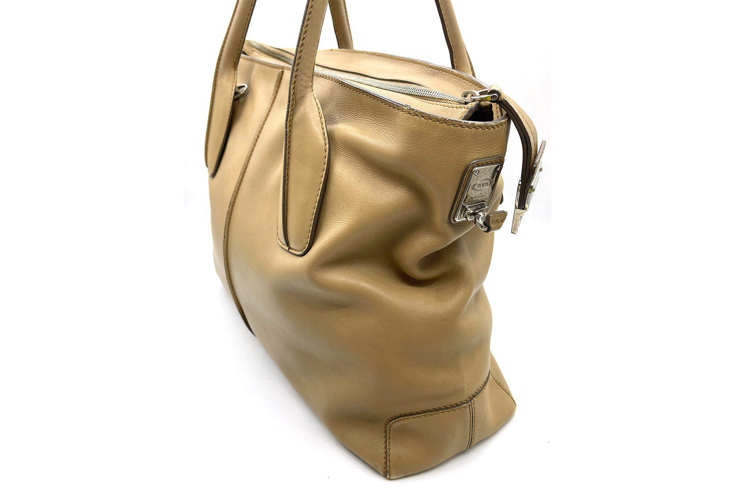 Tod's Light Brown D-Styling Bauletto